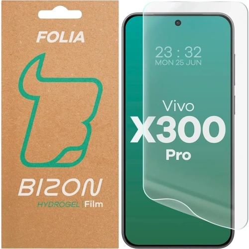 Folia hydrożelowa na ekran Bizon Glass Hydrogel Front do Vivo X300 Pro