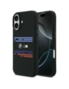 Etui BMW M Silicon Horizontal Line MagSafe do Apple iPhone 17 czarny