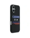 Etui BMW M Silicon Horizontal Line MagSafe do Apple iPhone 17 czarny