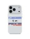Etui BMW M Silicon Horizontal Line MagSafe do Apple iPhone 17 Pro biały