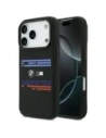 Etui BMW M Silicon Horizontal Line MagSafe do Apple iPhone 17 Pro czarny