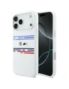 Etui BMW M Silicon Horizontal Line MagSafe do Apple iPhone 17 Pro Max biały