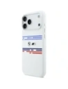 Etui BMW M Silicon Horizontal Line MagSafe do Apple iPhone 17 Pro Max biały