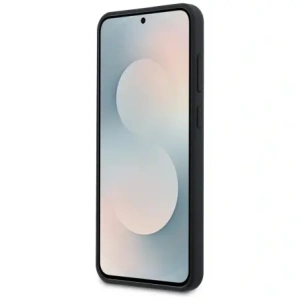 Etui Karl Lagerfeld Silicone Karl&Choupette Heads MagSafe do Samsung Galaxy S25 FE czarny