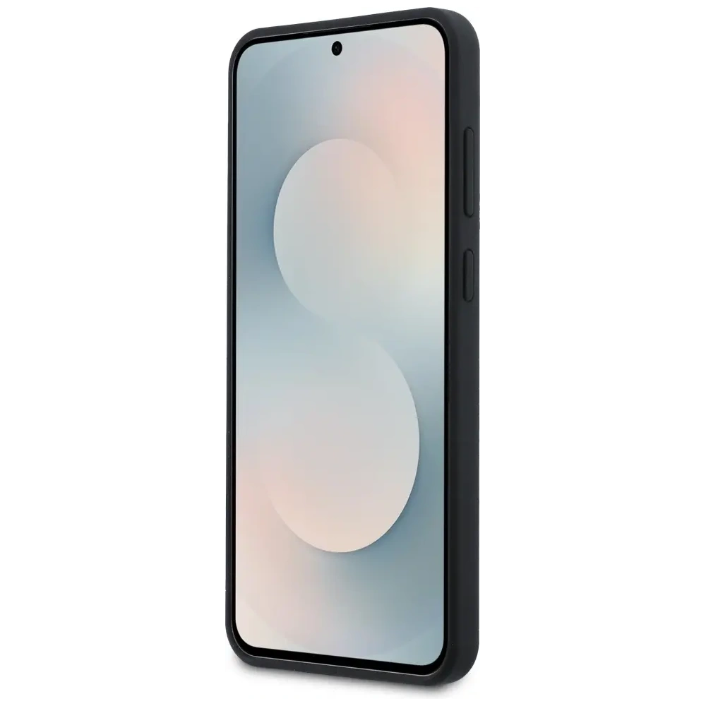 Etui Karl Lagerfeld Silicone Karl&Choupette Heads MagSafe do Samsung Galaxy S25 FE czarny