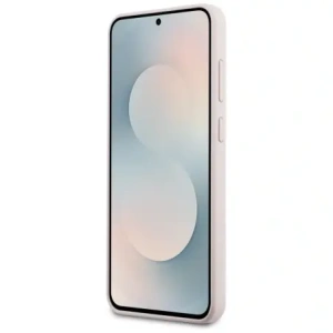 Etui Karl Lagerfeld Silicone Karl&Choupette Heads MagSafe do Samsung Galaxy S25 FE różowy