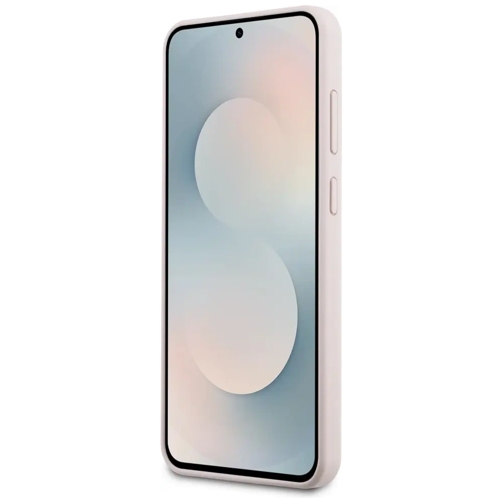 Etui Karl Lagerfeld Silicone Karl&Choupette Heads MagSafe do Samsung Galaxy S25 FE różowy