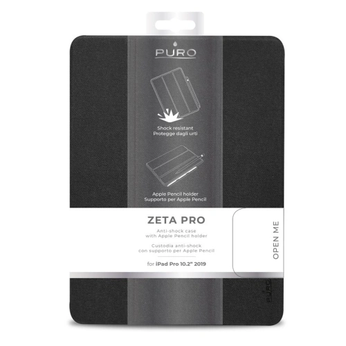 Kup Etui PURO Zeta Pro Apple iPad 10.2 w/Magnet & Stand up + uchwyt Apple Pencil (fekete) - PUR221BLK - {ean13} - Sklep Home Screen
