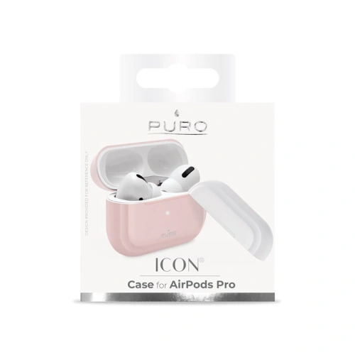 Kup Etui PURO ICON Case Apple AirPods Pro z dodatkową osłonką (Rose + Rose Cap + White Cap) - PUR222RS - {ean13} - Sklep Home Screen