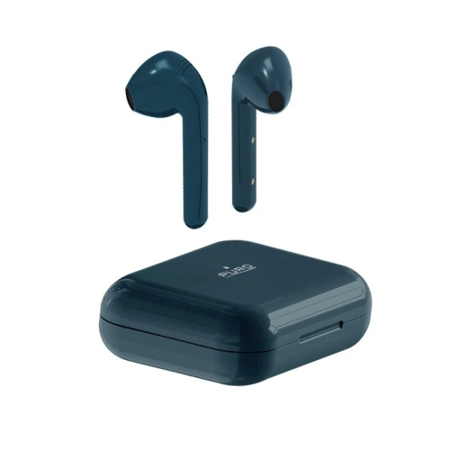 Kup Bezdrátová sluchátka PURO SLIM POD TWS Bluetooth 5.0 s nabíjecím pouzdrem, voděodolnost IPX5 (Námořnická modř) - PUR223NAV - {ean13} - Sklep Home Screen