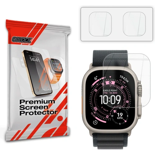 Szkło hybrydowe GrizzGlass HybridGlass do Apple Watch Ultra 3 49mm
