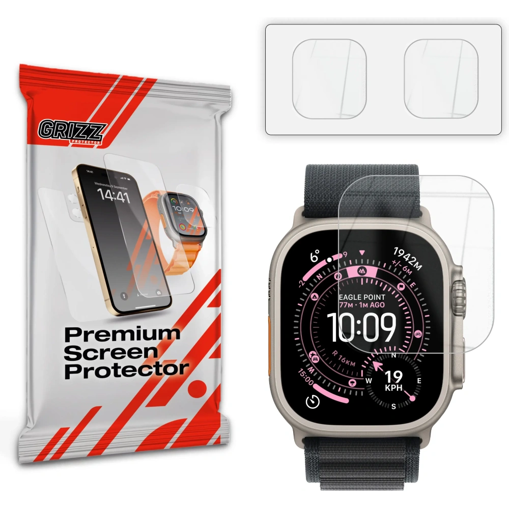 Szkło hybrydowe GrizzGlass HybridGlass do Apple Watch Ultra 3 49mm