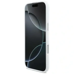 Etui BMW M Silicon Horizontal Line MagSafe do Apple iPhone Air biały