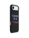 Etui BMW M Silicon Horizontal Line MagSafe do Apple iPhone Air czarny