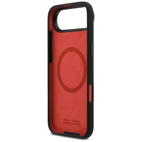 Etui BMW M Silicon Horizontal Line MagSafe do Apple iPhone Air czarny