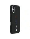 Etui BMW M Silicon Tricolor Line MagSafe do Apple iPhone 17 czarny