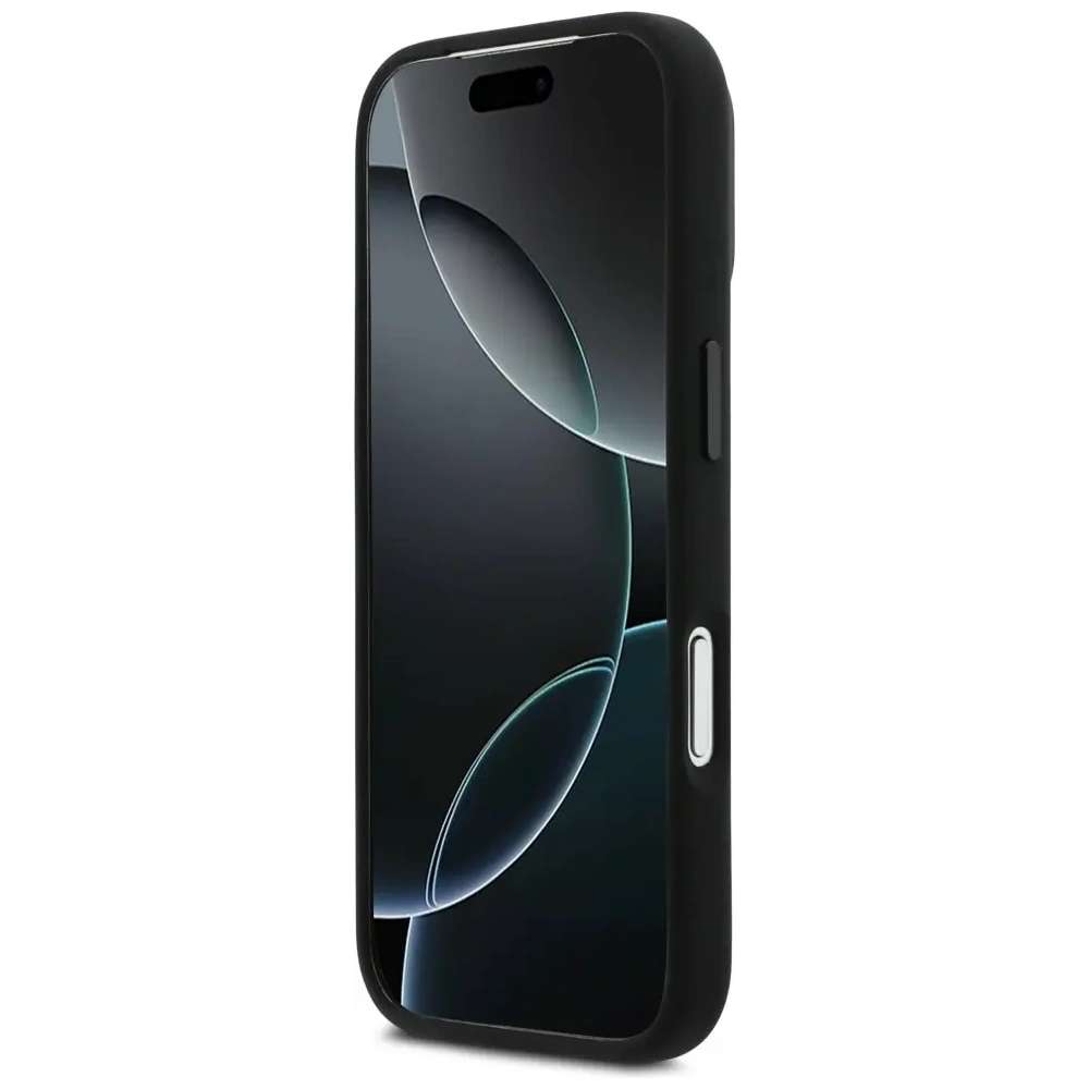 Etui BMW M Silicon Tricolor Line MagSafe do Apple iPhone 17 Pro czarny