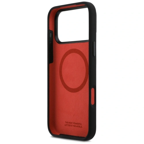 Etui BMW M Silicon Tricolor Line MagSafe do Apple iPhone 17 Pro Max czarny