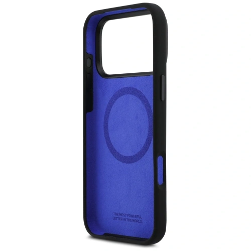 Etui BMW M Silicon Vertical Logo MagSafe do Apple iPhone 17 Pro Max czarny