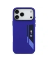 Etui BMW M Silicon Vertical Logo MagSafe do Apple iPhone 17 Pro Max granatowy