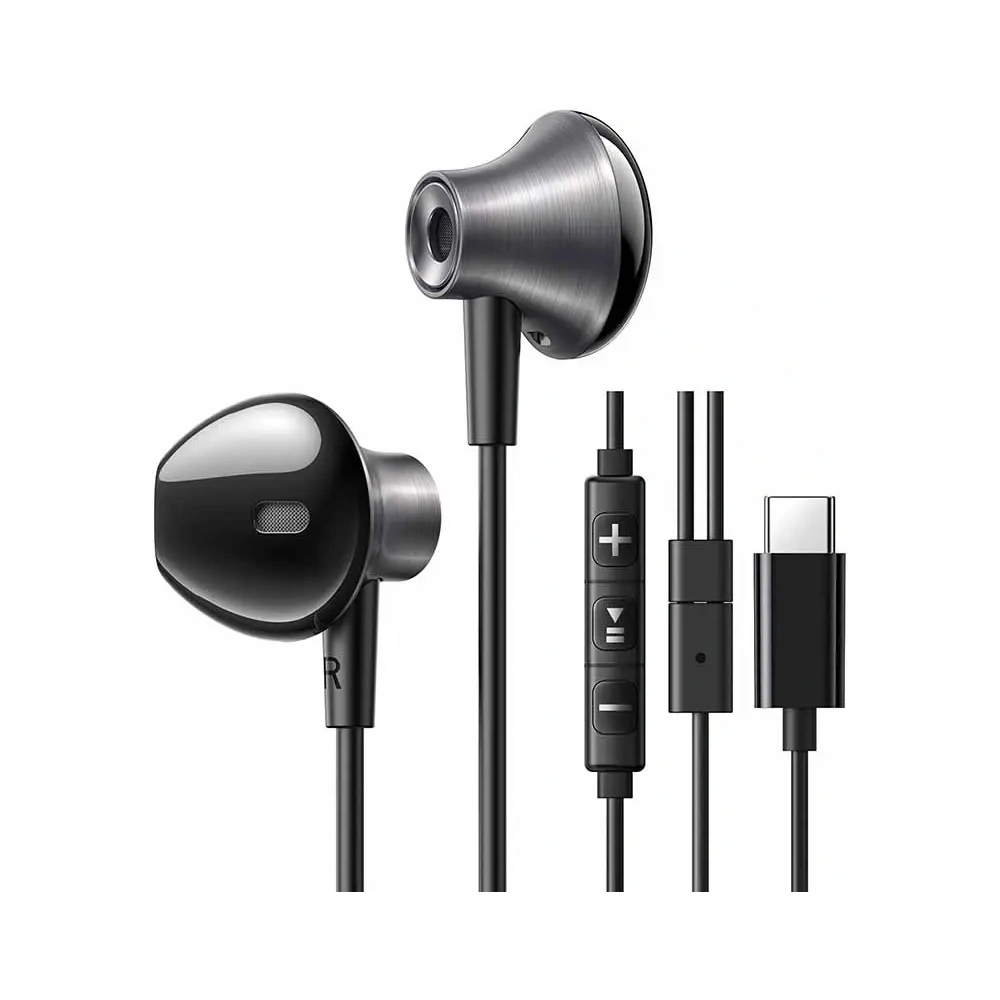 Słuchawki douszne UGREEN EP106 USB-C (czarne)