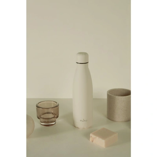 Kup Sticlă termică din oțel inoxidabil PURO ICON 500ml (Bej) (Acoperire cu pulbere) - PUR225BEI - {ean13} - Sklep Home Screen