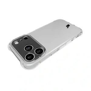 Elastyczne etui + 2x szkło hartowane Bizon Case Clear Pack do Apple iPhone 17 Pro
