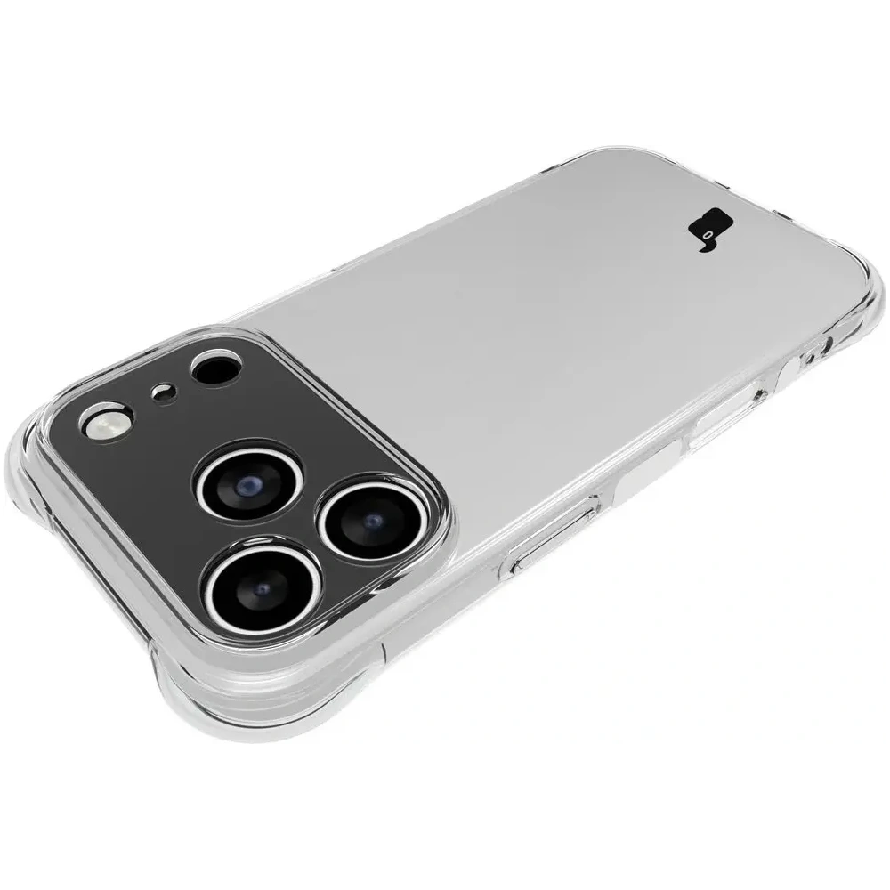 Elastyczne etui + 2x szkło hartowane Bizon Case Clear Pack do Apple iPhone 17 Pro
