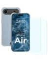 Elastyczne etui + 2x szkło hartowane Bizon Case Clear Pack do Apple iPhone Air