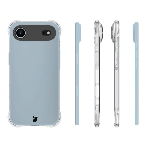 Elastyczne etui + 2x szkło hartowane Bizon Case Clear Pack do Apple iPhone Air