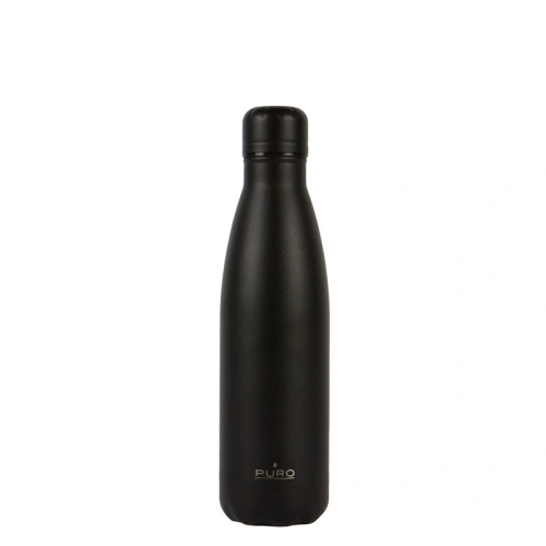 Kup Termo láhev z nerezové oceli PURO ICON 500ml (černá) (prášková povrchová úprava) - PUR226BLK - {ean13} - Sklep Home Screen