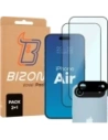 2x Szkło + szybka na aparat Bizon Edge Pack do Apple iPhone Air