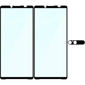 2x Szkło + szybka na aparat Bizon Edge Pack do Sony Xperia 10 VII