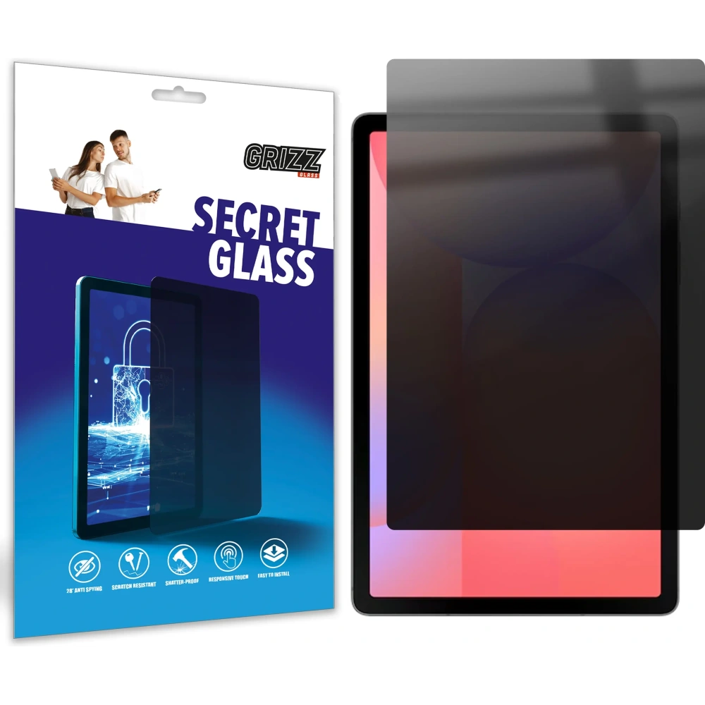 Matowe szkło prywatyzujące GrizzGlass SecretGlass do Samsung Galaxy Tab S10 Lite