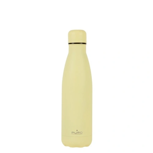 Kup Sticlă termică din oțel inoxidabil PURO ICON 500ml (Galben deschis) (Acoperire pulbere) - PUR230YEL - {ean13} - Sklep Home Screen