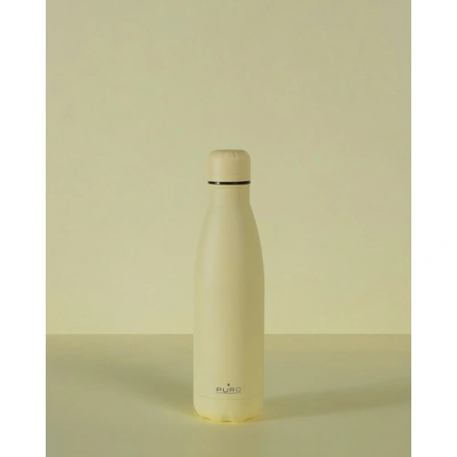 Buy PURO ICON Thermal Stainless Steel Water Bottle 500ml (Light Yellow) (Powder Coating) - PUR230YEL - {ean13} - Home Screen Store Europe