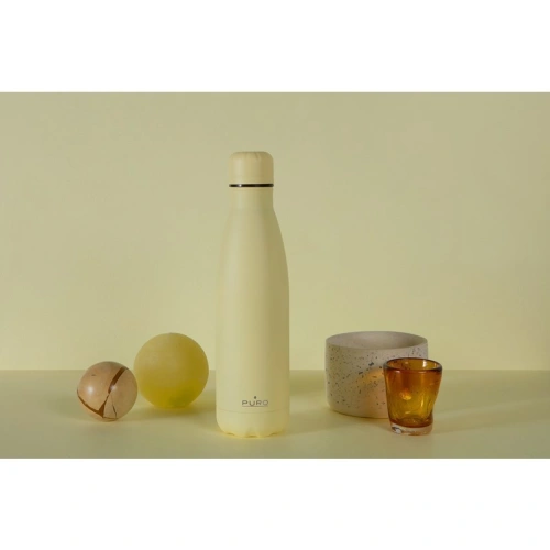 Kup Sticlă termică din oțel inoxidabil PURO ICON 500ml (Galben deschis) (Acoperire pulbere) - PUR230YEL - {ean13} - Sklep Home Screen