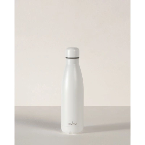 Kup Termo láhev z nerezové oceli PURO ICON 500ml (Bílá) (Práškový nástřik) - PUR231WHT - {ean13} - Sklep Home Screen