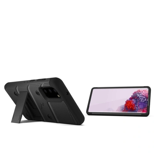 Kup Pancéřové pouzdro Zizo Bolt Cover Samsung Galaxy S20 a základna & držák na pásek (Černá/Černá) - ZIZ027BLK - {ean13} - Sklep Home Screen
