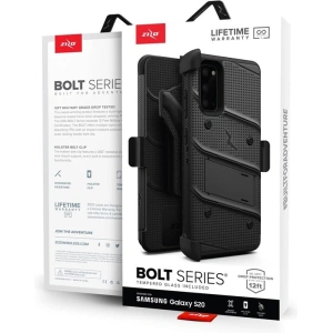 Kup Páncélozott tok Zizo Bolt Cover Samsung Galaxy S20 és állvány & övcsat (Fekete/Fekete) - ZIZ027BLK - {ean13} - Sklep Home Screen