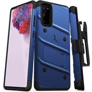 Kup Pancerne etui Zizo Bolt Cover Samsung Galaxy S20 oraz podstawka & uchwyt do paska (Blue/Black) - ZIZ029BLUBLK - {ean13} - Sklep Home Screen