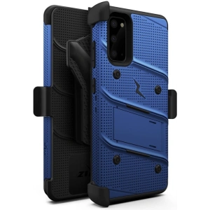 Kup Páncélozott tok Zizo Bolt Cover Samsung Galaxy S20 és állvány & övtartó (Kék/Fekete) - ZIZ029BLUBLK - {ean13} - Sklep Home Screen