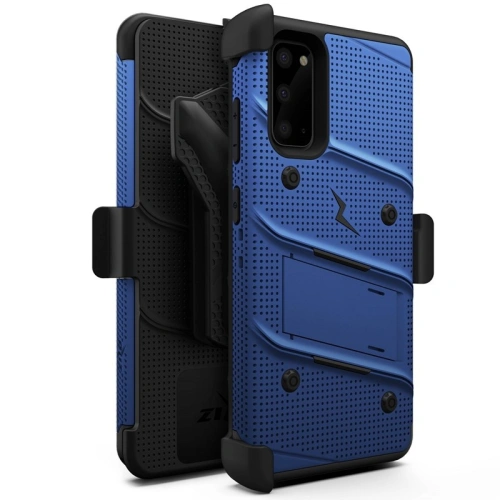 Kup Páncélozott tok Zizo Bolt Cover Samsung Galaxy S20 és állvány & övtartó (Kék/Fekete) - ZIZ029BLUBLK - {ean13} - Sklep Home Screen