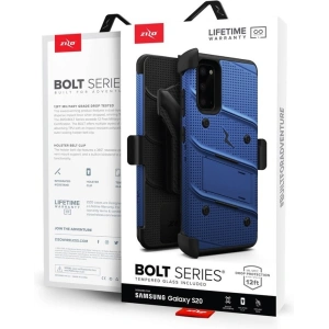 Kup Páncélozott tok Zizo Bolt Cover Samsung Galaxy S20 és állvány & övtartó (Kék/Fekete) - ZIZ029BLUBLK - {ean13} - Sklep Home Screen