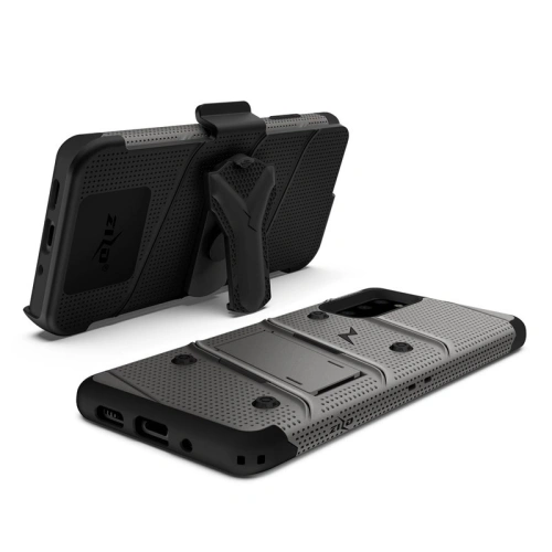 Kup Pancéřové pouzdro Zizo Bolt Cover Samsung Galaxy S20 a stojánek & držák na pásek (Gun Metal Gray) - ZIZ030GRY - {ean13} - Sklep Home Screen