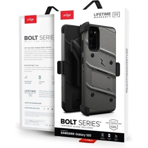 Kup Páncélozott tok Zizo Bolt Cover Samsung Galaxy S20 és tartó & övcsat (Gun Metal Gray) - ZIZ030GRY - {ean13} - Sklep Home Screen