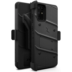 Kup Pancerne etui Zizo Bolt Cover Samsung Galaxy S20+ Plus a základna & držák na pás (Černá/Černá) - ZIZ031BLK - {ean13} - Sklep Home Screen