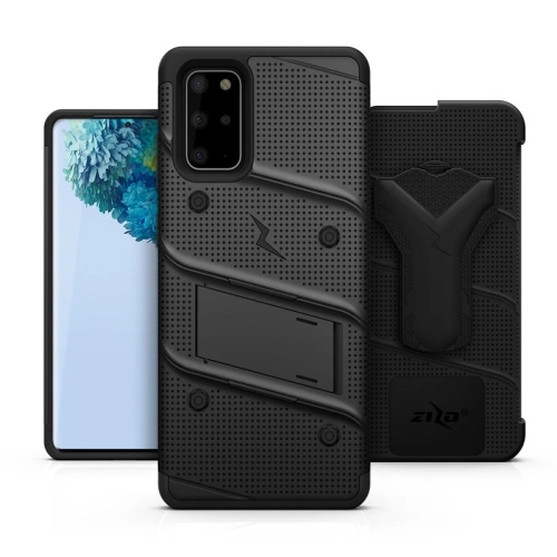 Kup Zizo Samsung Panzerhülle Bolt Cover Galaxy S20+ Plus und Ständer & Gürtelhalterung (Schwarz/Schwarz) - ZIZ031BLK - {ean13} - Sklep Home Screen