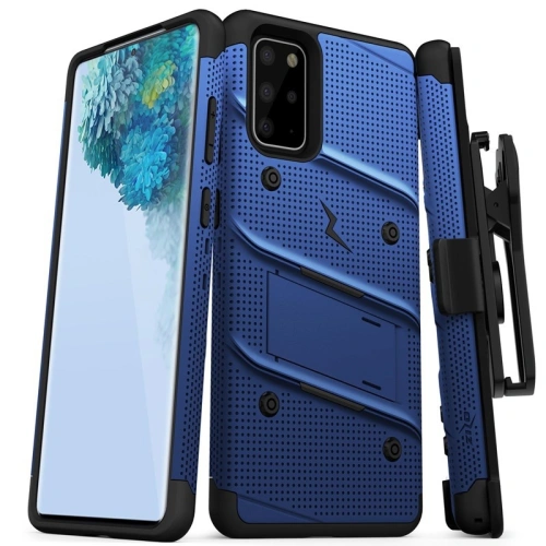 Kup Etui blindat Zizo Bolt Cover Samsung Galaxy S20+ Plus și suport & prindere pentru curea (Albastru/Negru) - ZIZ033BLUBLK - {ean13} - Sklep Home Screen