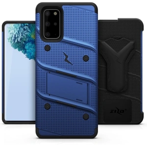 Kup Páncélozott tok Zizo Bolt Cover Samsung Galaxy S20+ Plus és állvány & övtartó (Kék/Fekete) - ZIZ033BLUBLK - {ean13} - Sklep Home Screen